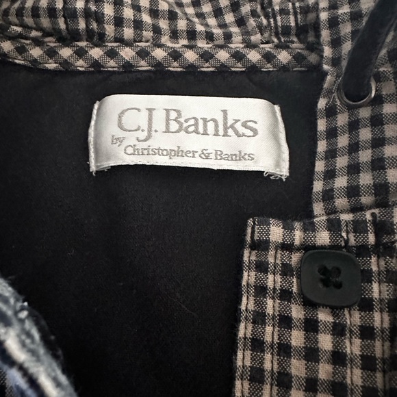 CJ Banks Women’s Button Up Long Sleeve Hooded Shirt - Picture 2 of 8